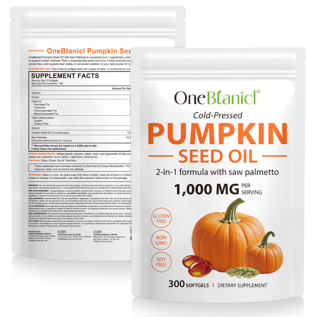 Pumpkin Seed Oil Capsules  300p
