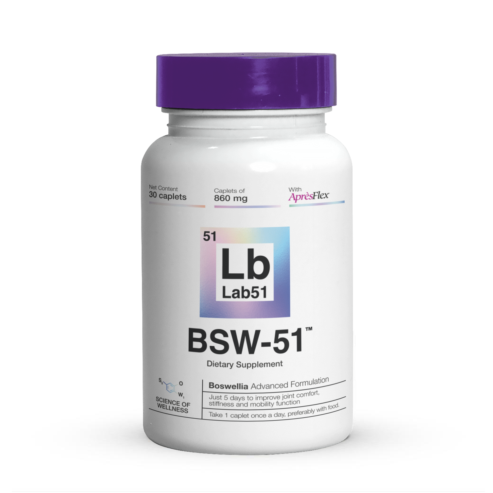 BSW-51 Food Supplement - front (EN)